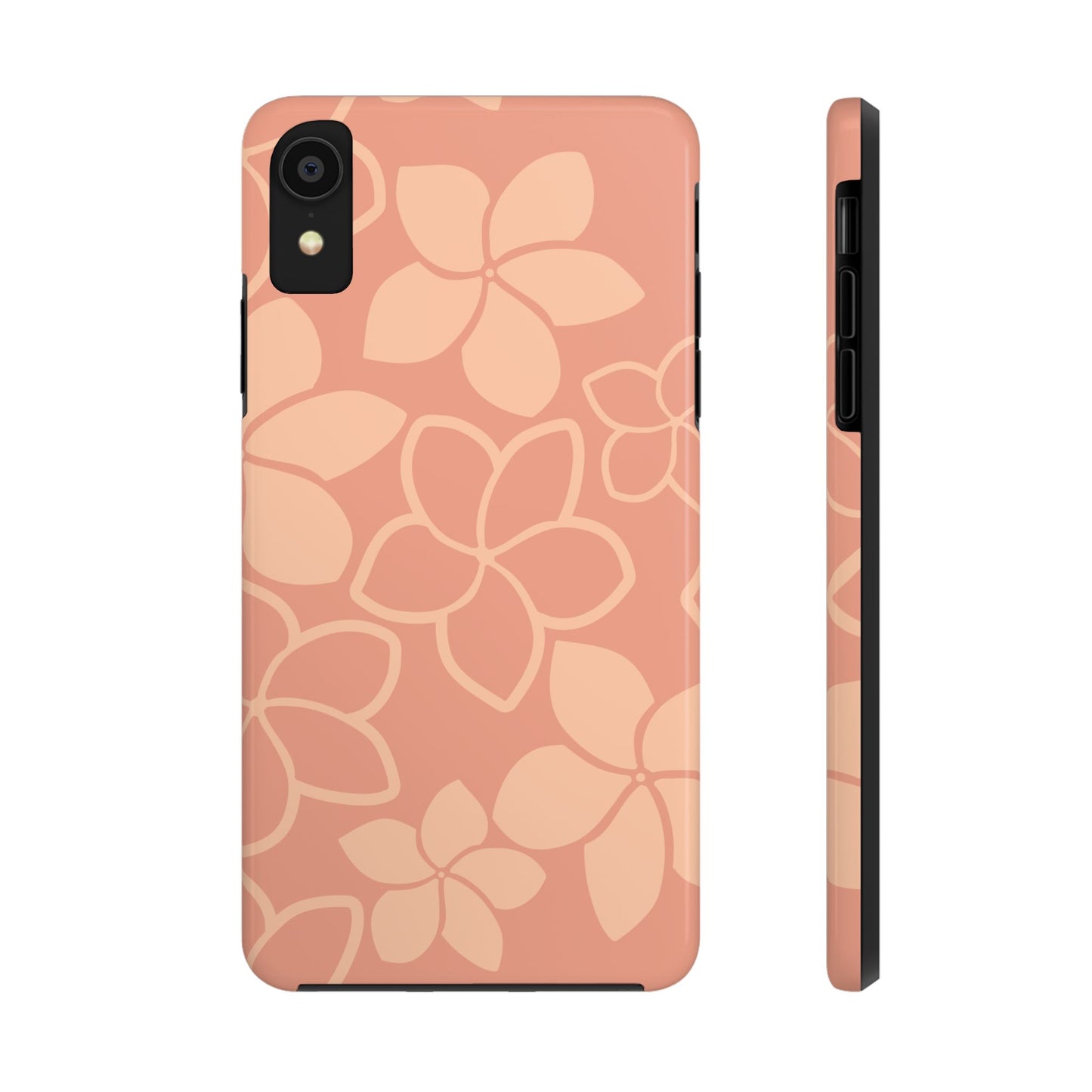 Tough Phone Cases - Plumeria (Salmon)