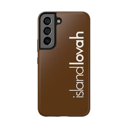 Tough Phone Cases - Island Lovah (Brown)