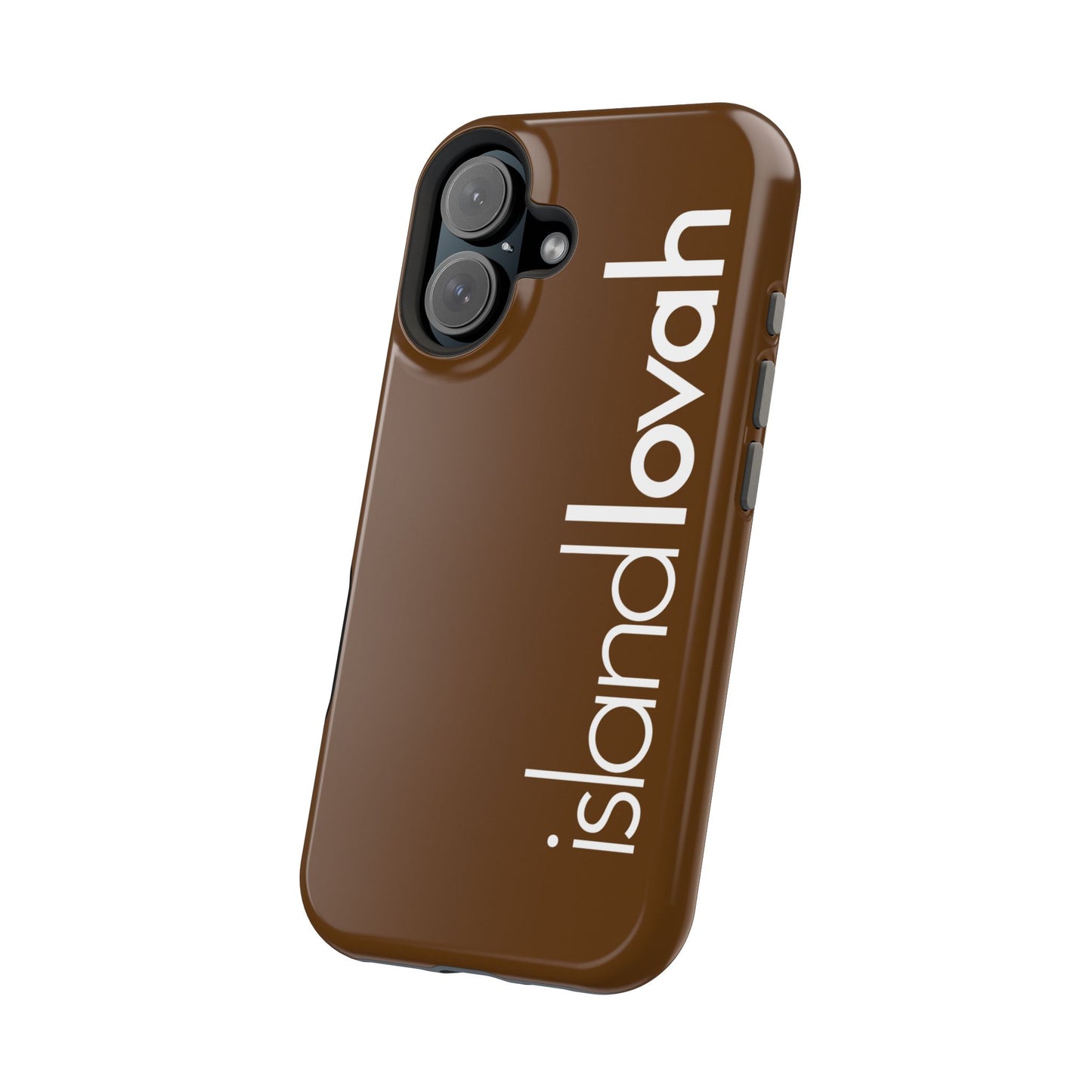 Magnetic Tough Cases iPhone - Island Lovah (Brown)