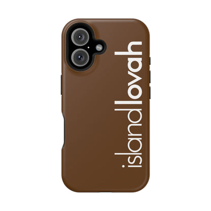 Magnetic Tough Cases iPhone - Island Lovah (Brown)