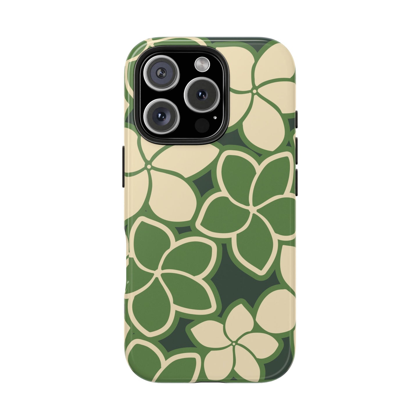 Tough Phone Cases - Plumeria (Green)
