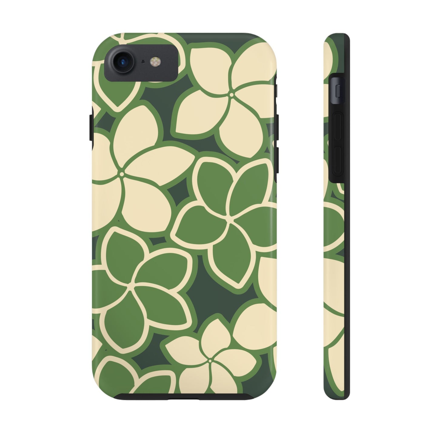 Tough Phone Cases - Plumeria (Green)