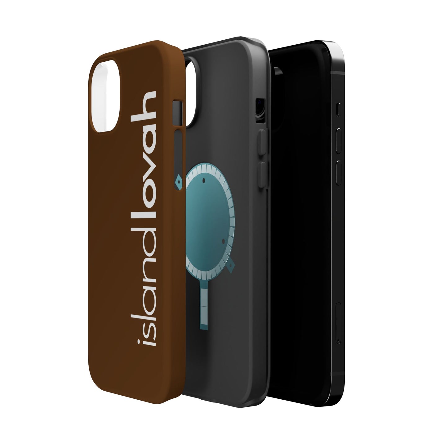 Magnetic Tough Cases iPhone - Island Lovah (Brown)