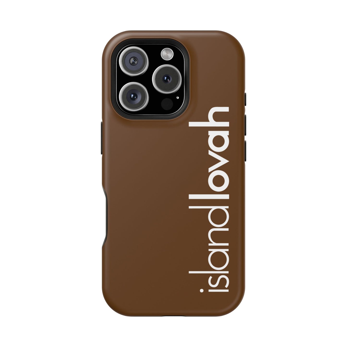 Magnetic Tough Cases iPhone - Island Lovah (Brown)