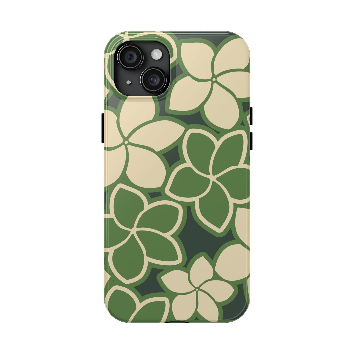 Tough Phone Cases - Plumeria (Green)