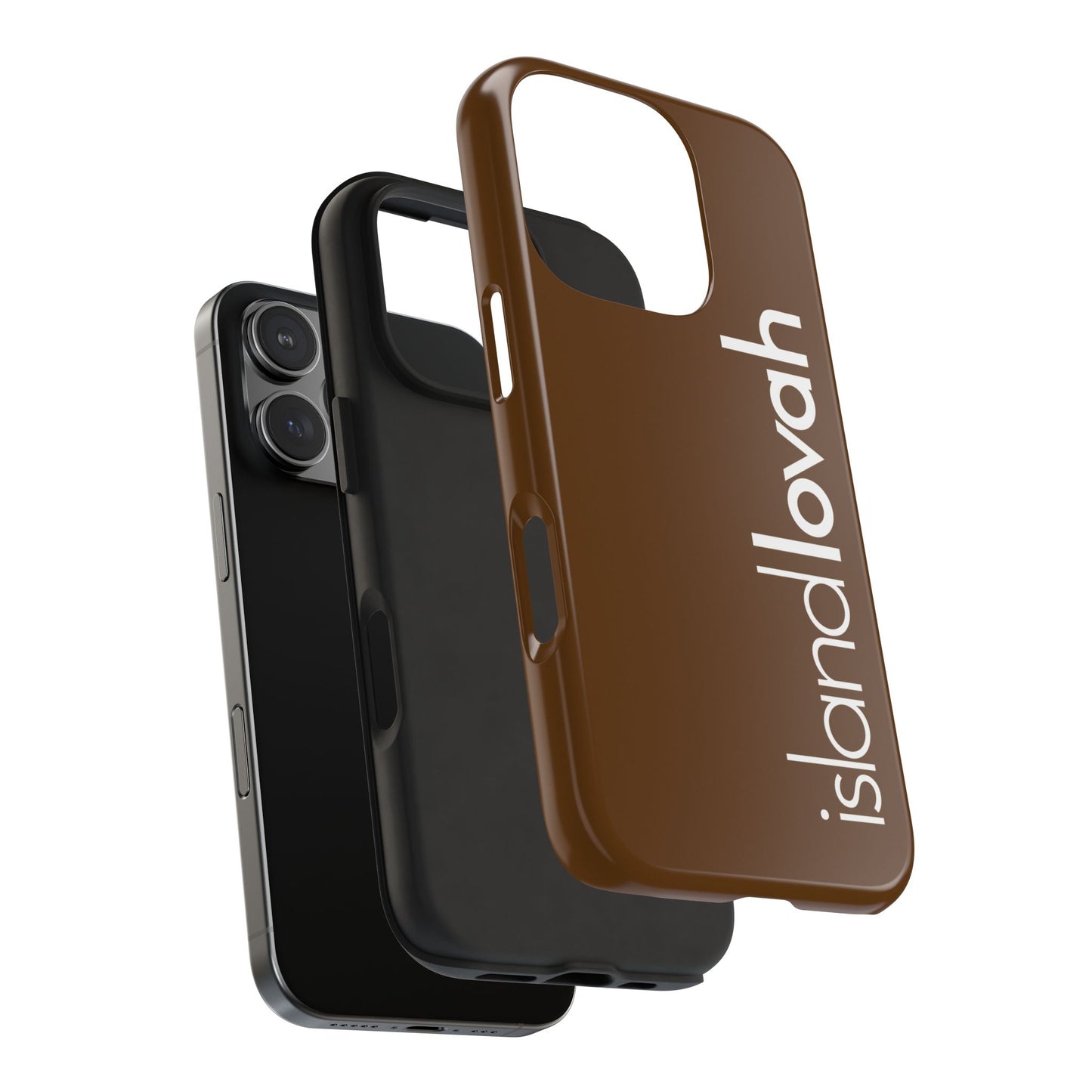 Tough Phone Cases - Island Lovah (Brown)