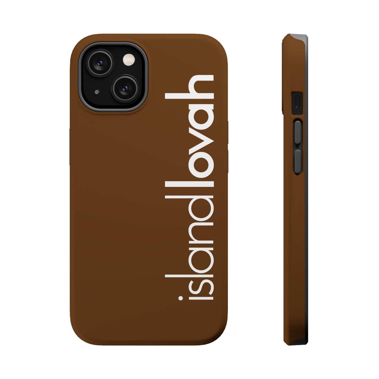 Magnetic Tough Cases iPhone - Island Lovah (Brown)