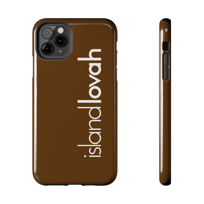 Tough Phone Cases - Island Lovah (Brown)