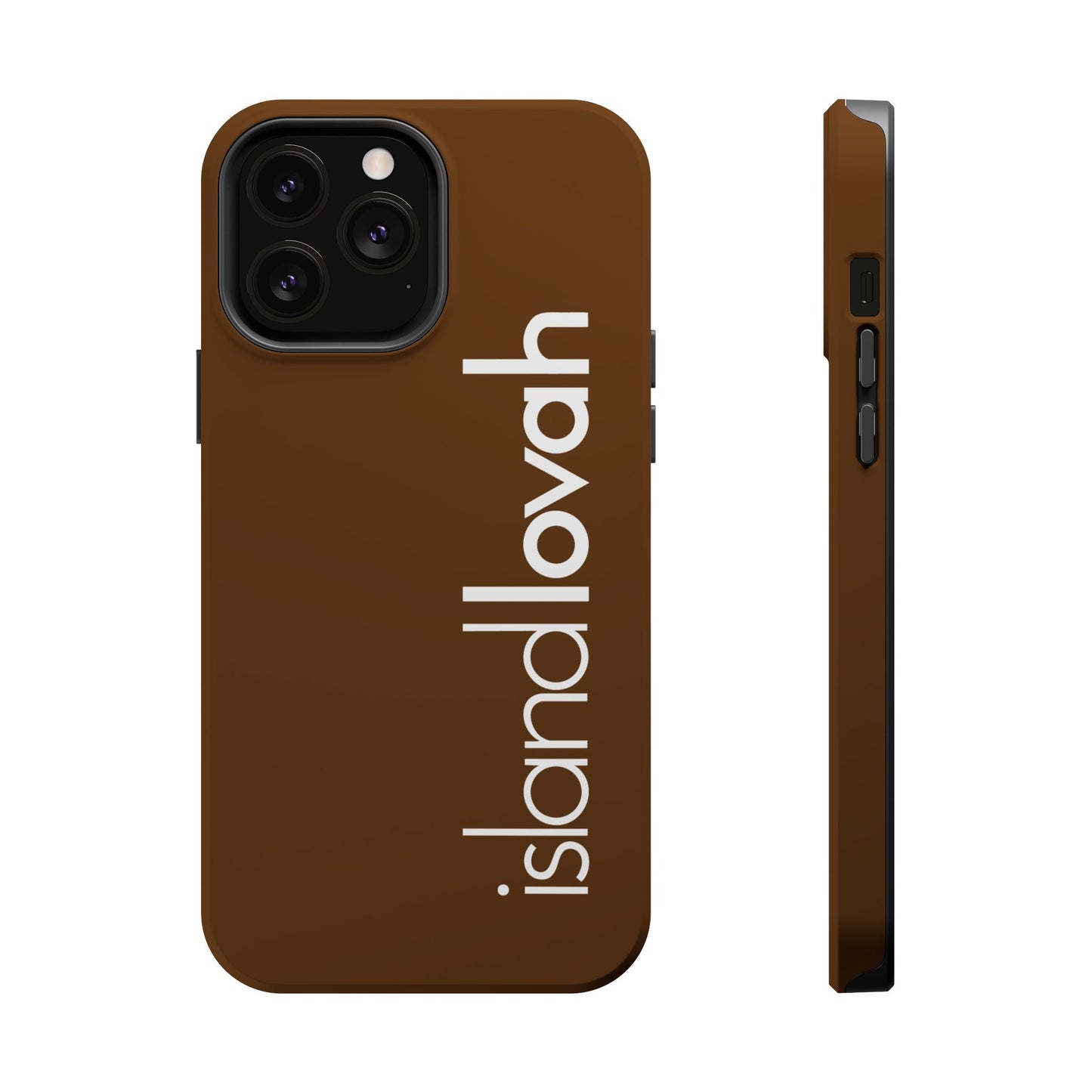 Magnetic Tough Cases iPhone - Island Lovah (Brown)