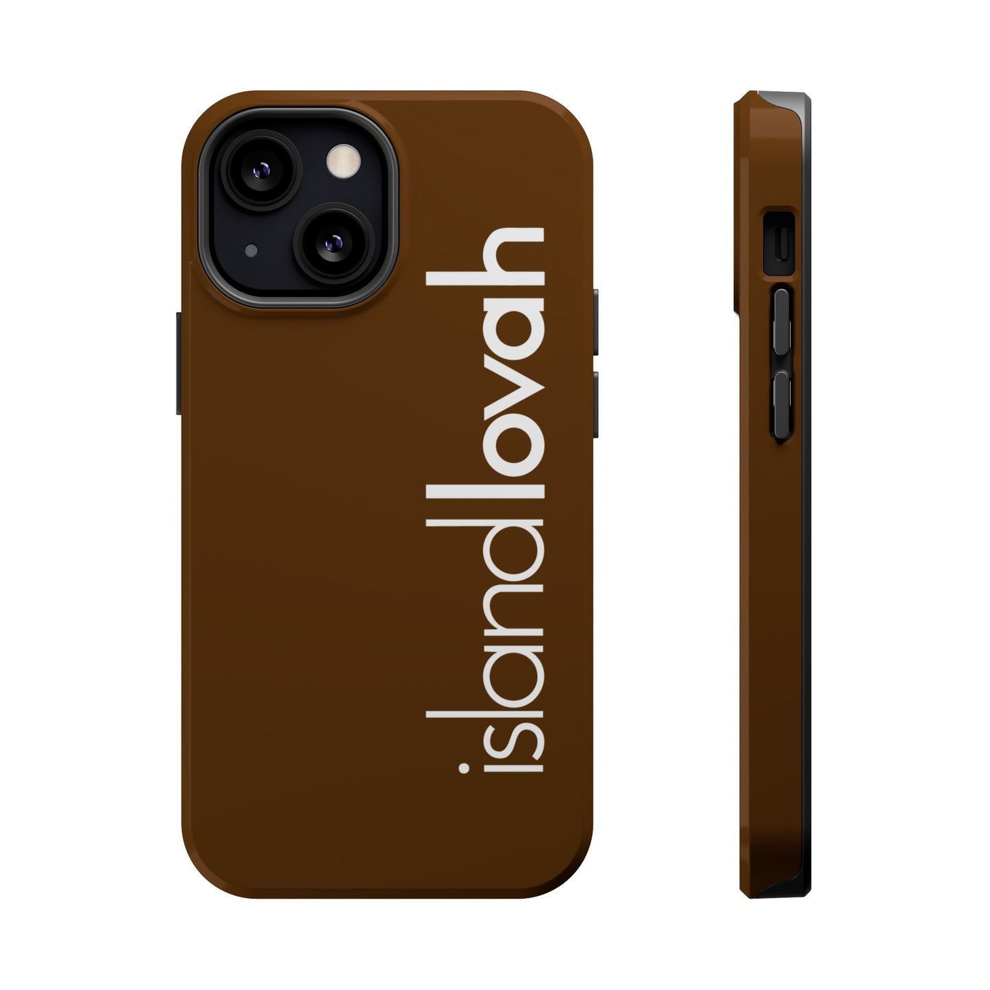 Magnetic Tough Cases iPhone - Island Lovah (Brown)