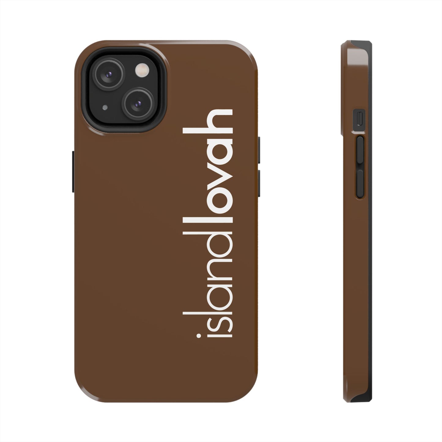 Tough Phone Cases - Island Lovah (Brown)