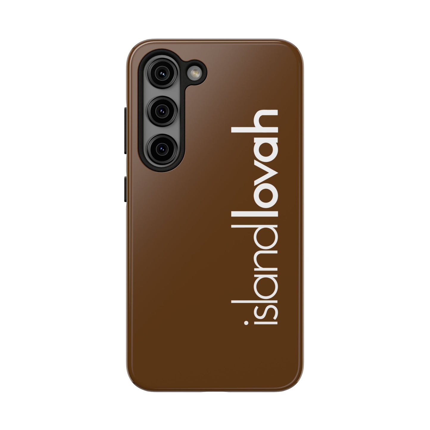Tough Phone Cases - Island Lovah (Brown)
