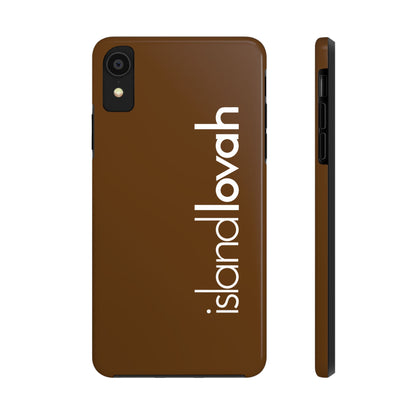 Tough Phone Cases - Island Lovah (Brown)