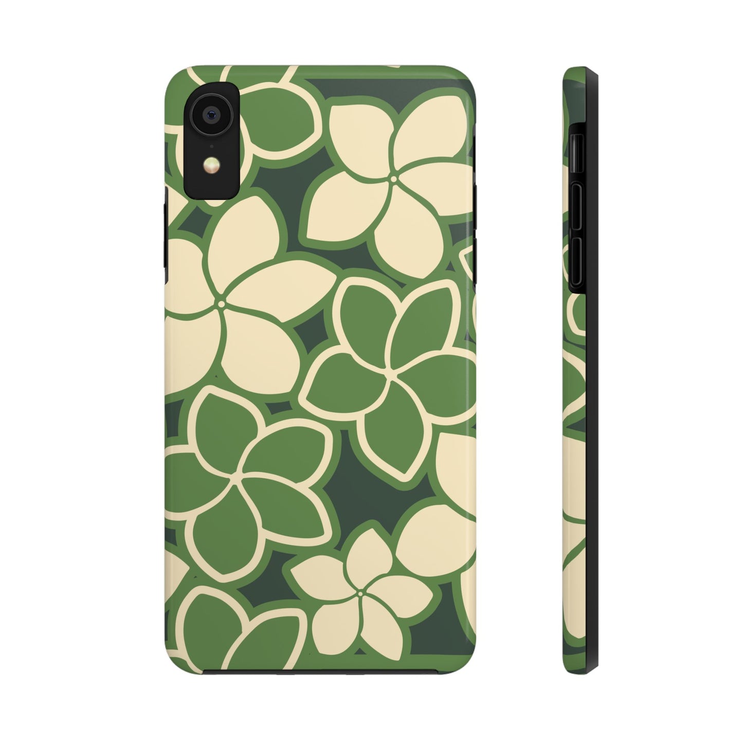 Tough Phone Cases - Plumeria (Green)
