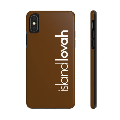 Tough Phone Cases - Island Lovah (Brown)