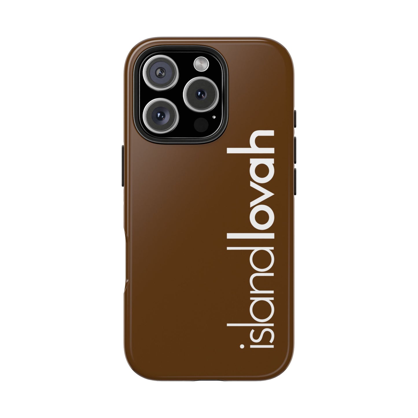 Tough Phone Cases - Island Lovah (Brown)