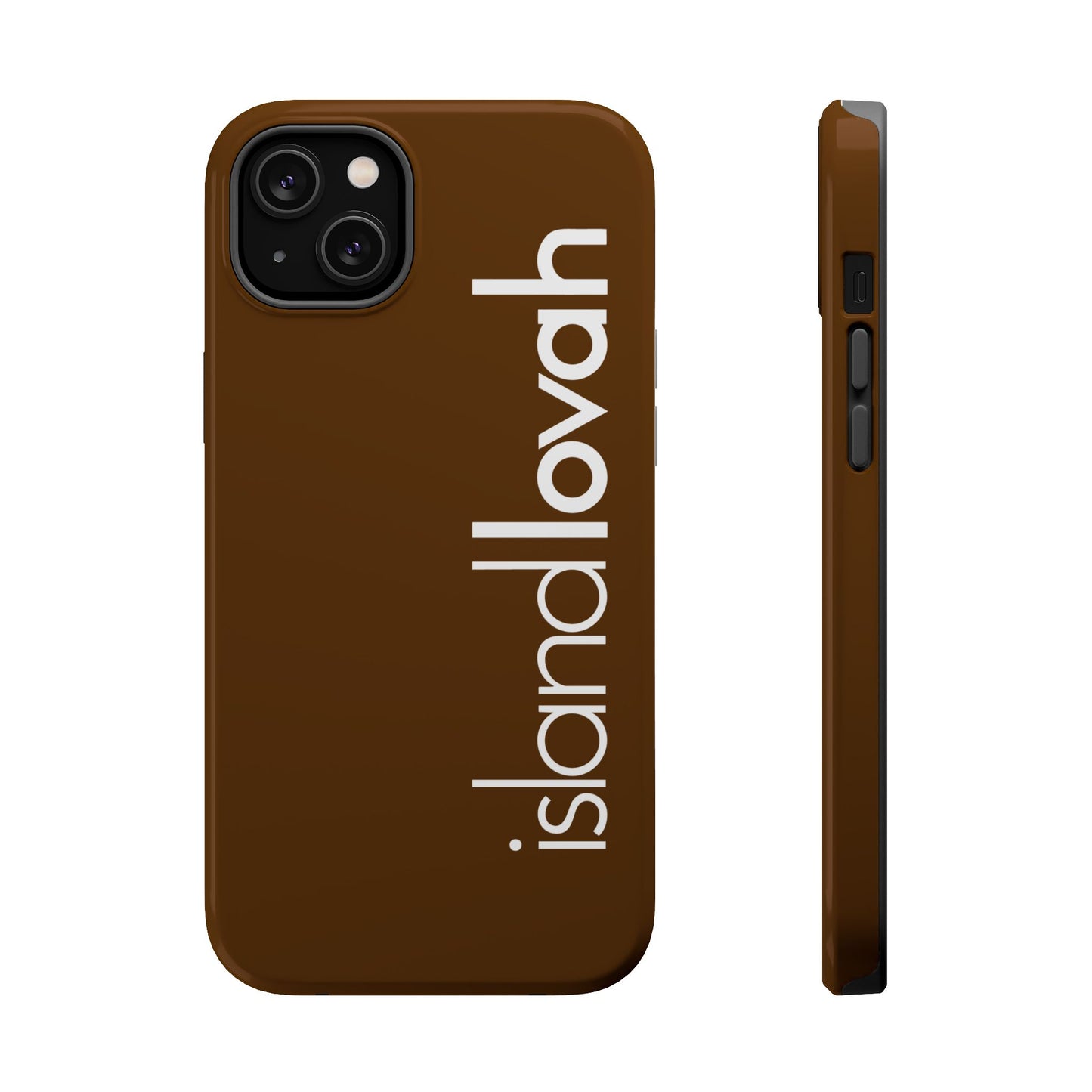 Magnetic Tough Cases iPhone - Island Lovah (Brown)