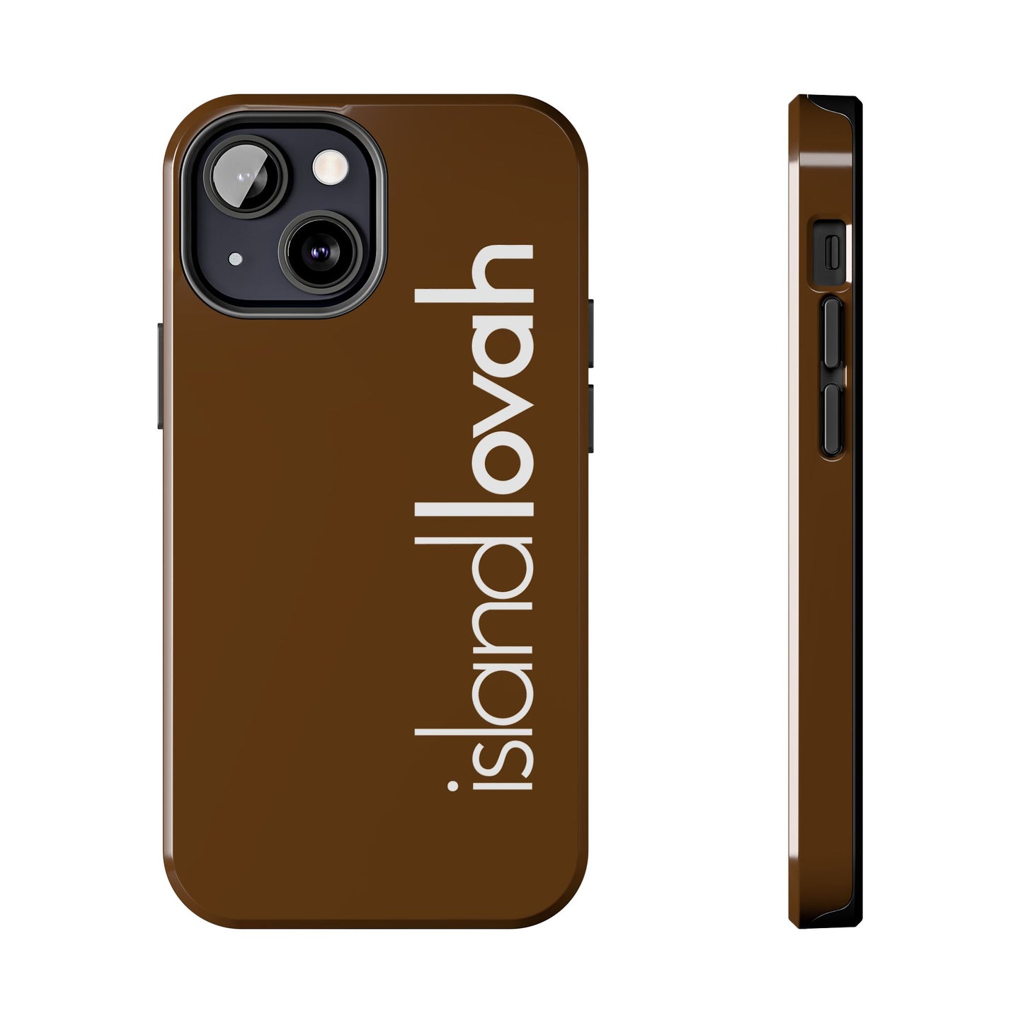 Tough Phone Cases - Island Lovah (Brown)