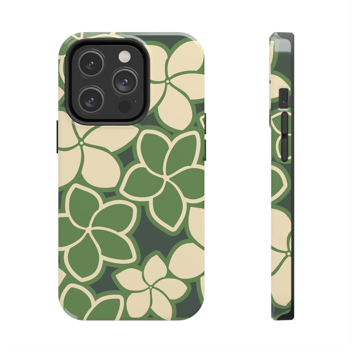 Tough Phone Cases - Plumeria (Green)