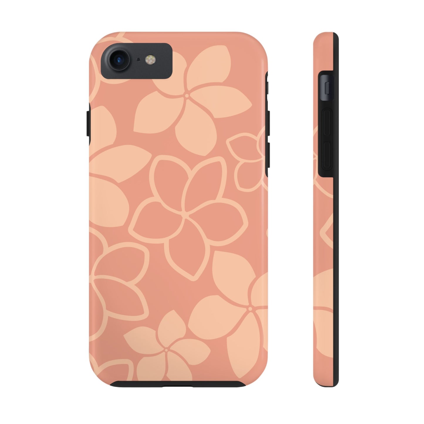 Tough Phone Cases - Plumeria (Salmon)