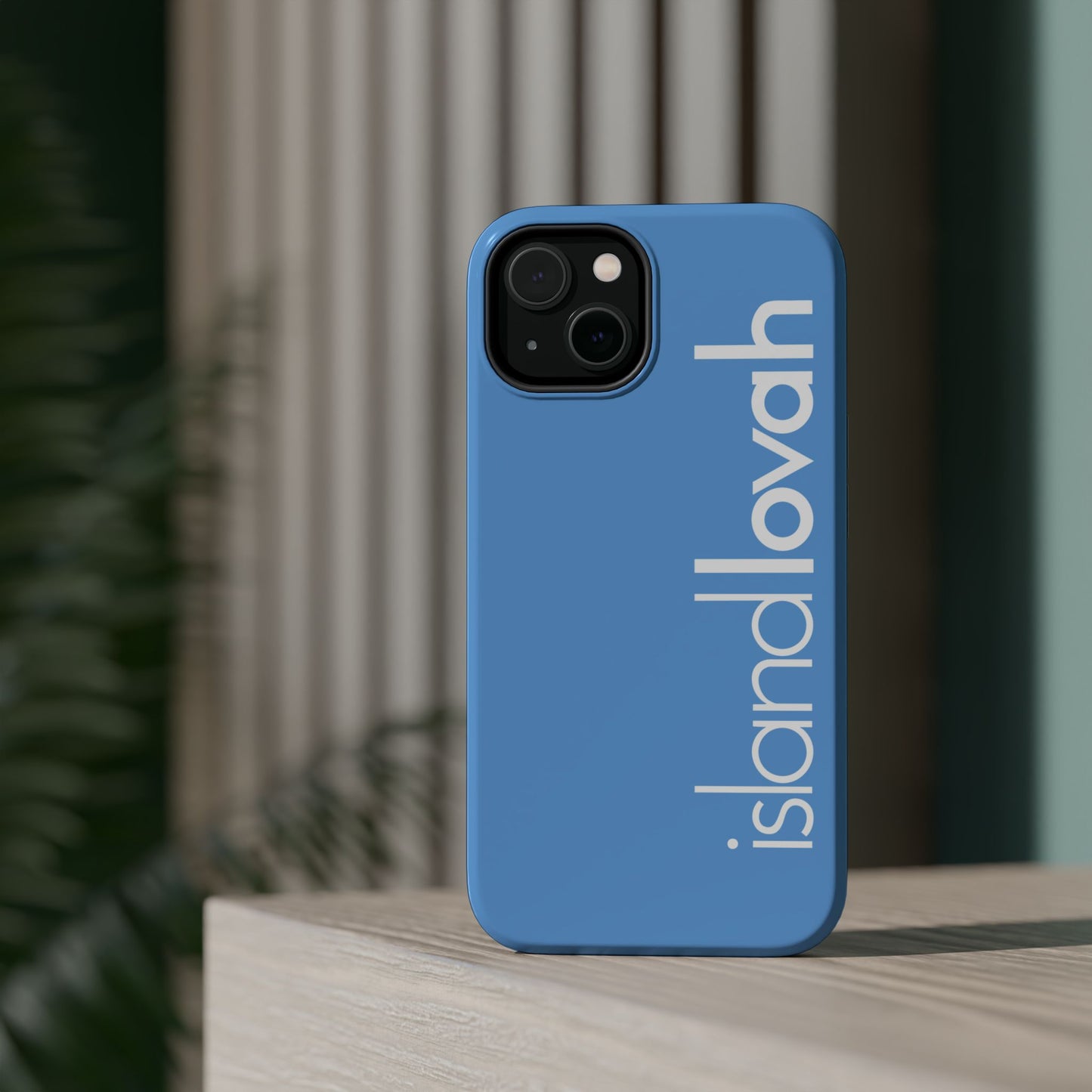 Magnetic Tough Cases iPhone - Island Lovah (Light Blue)