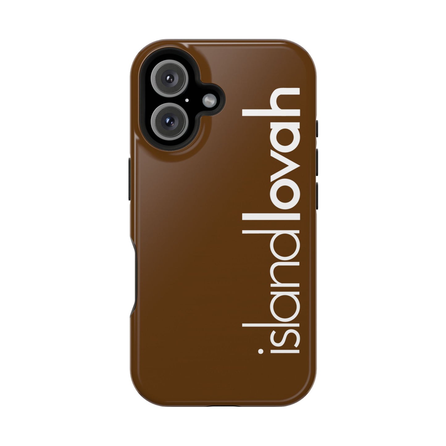 Magnetic Tough Cases iPhone - Island Lovah (Brown)