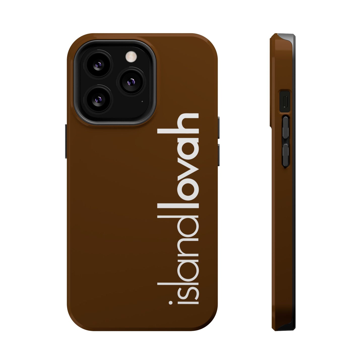 Magnetic Tough Cases iPhone - Island Lovah (Brown)