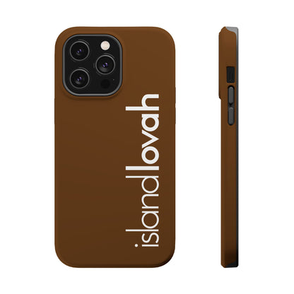 Magnetic Tough Cases iPhone - Island Lovah (Brown)