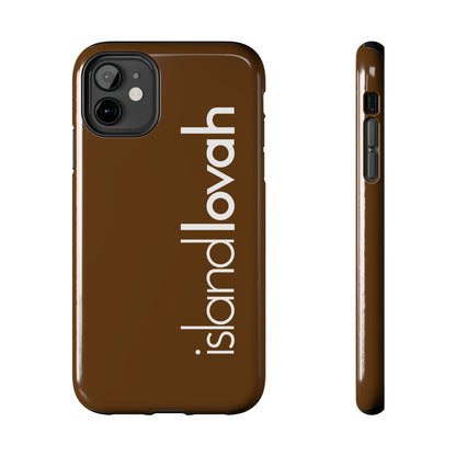 Tough Phone Cases - Island Lovah (Brown)