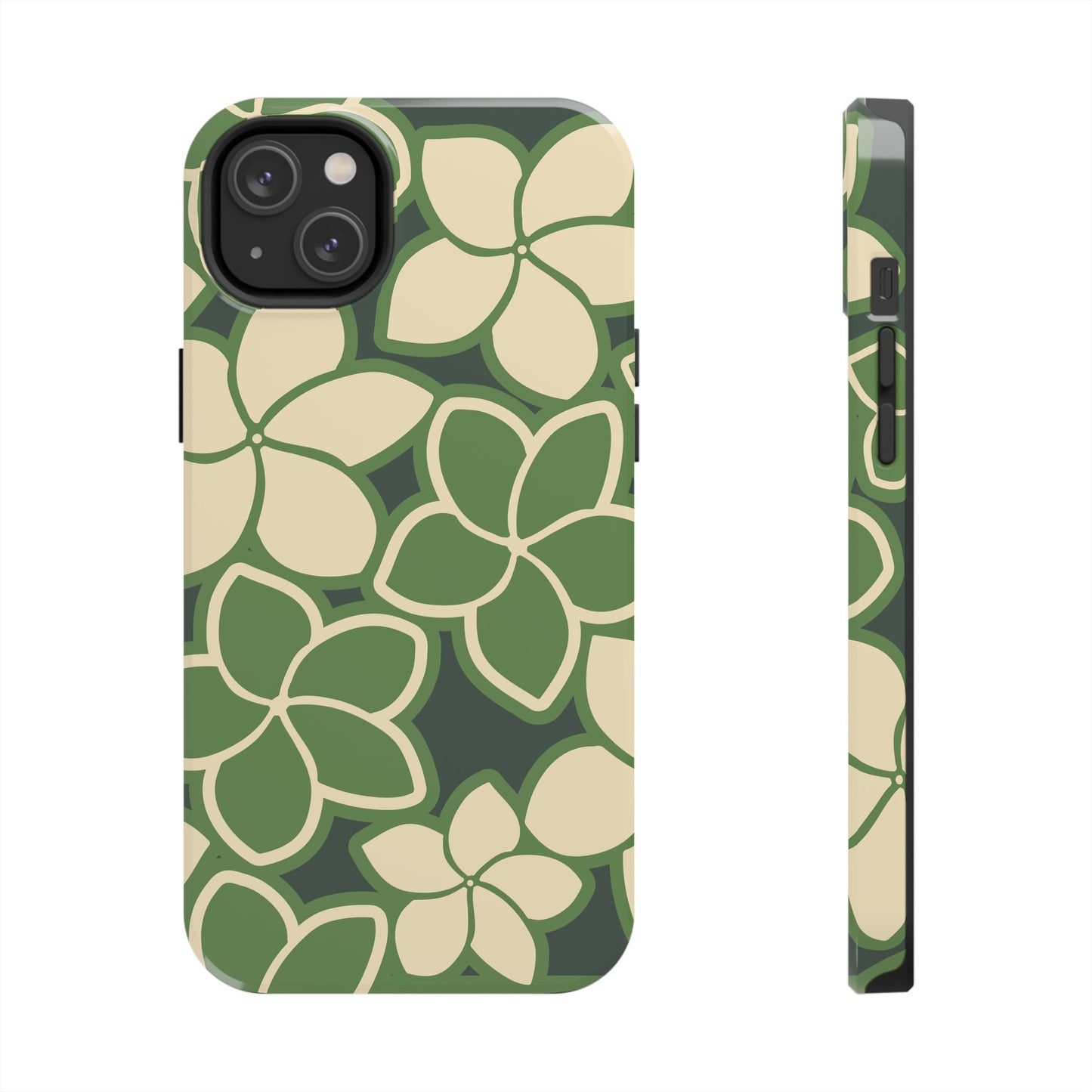Tough Phone Cases - Plumeria (Green)