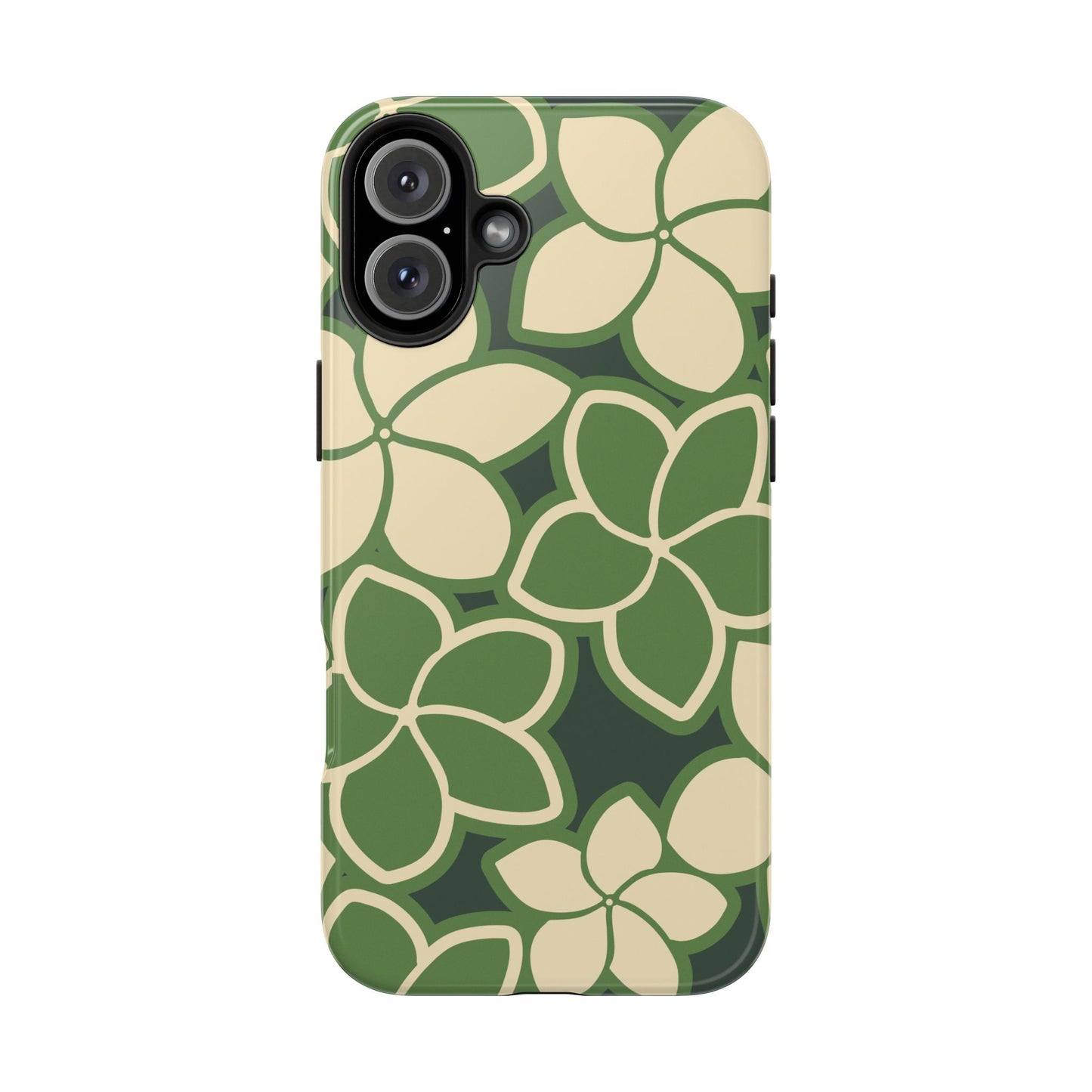 Tough Phone Cases - Plumeria (Green)