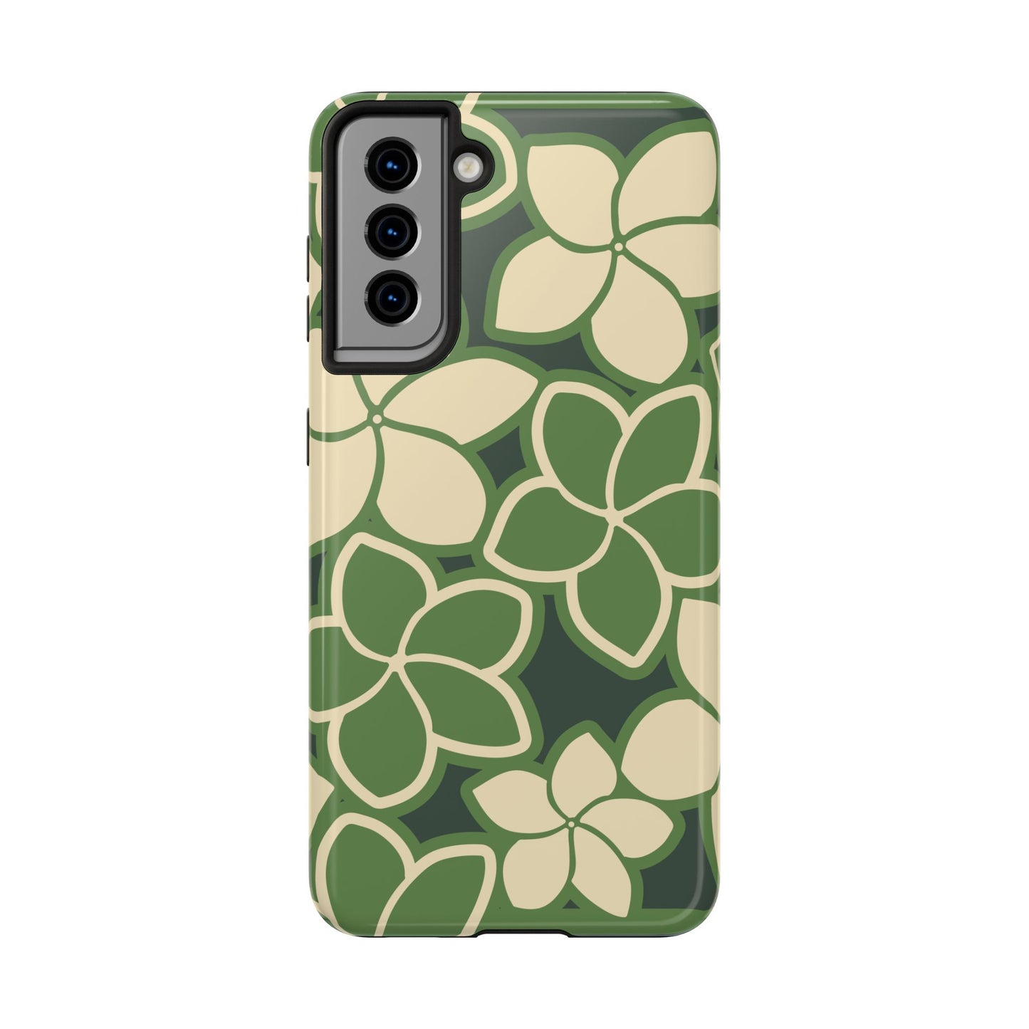 Tough Phone Cases - Plumeria (Green)