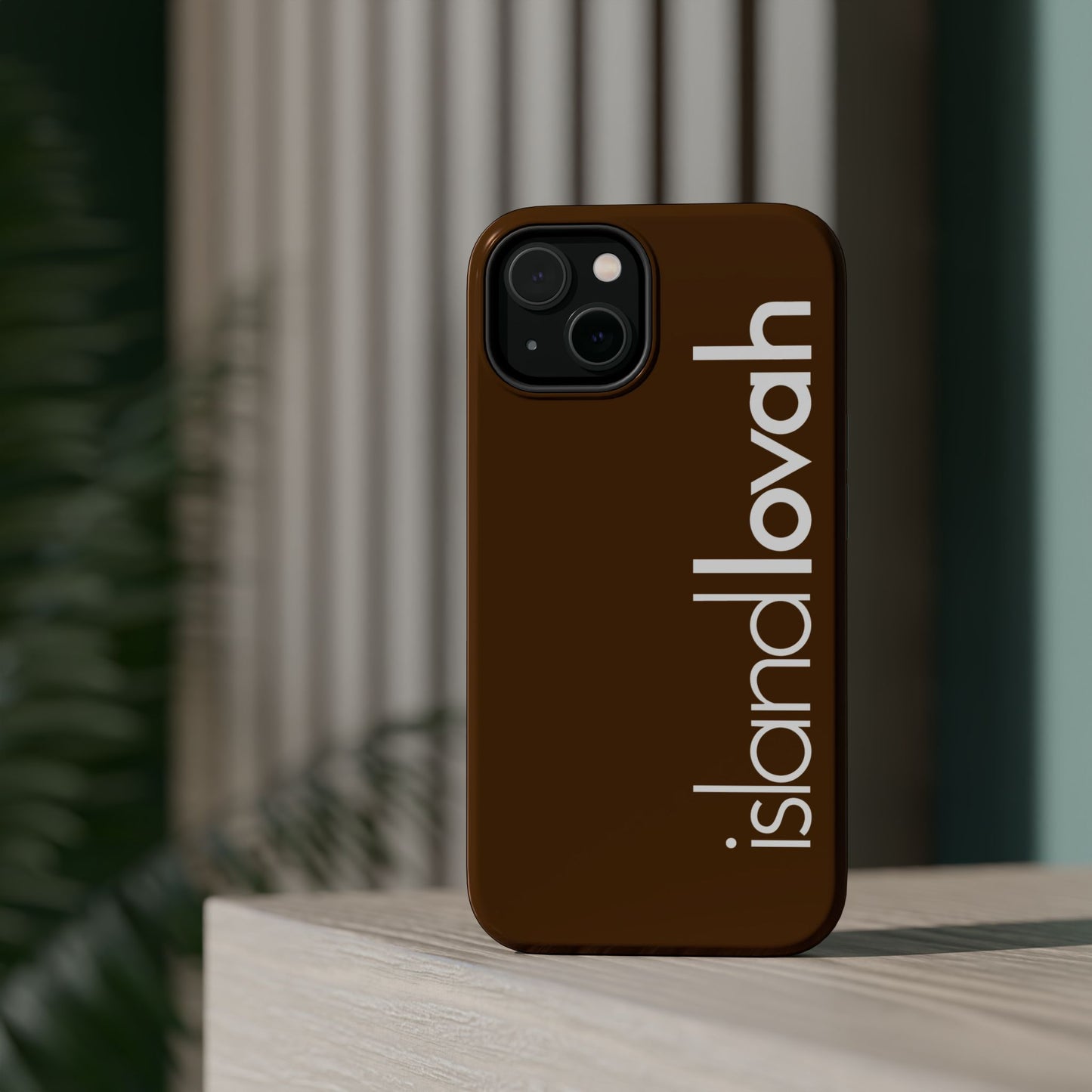 Magnetic Tough Cases iPhone - Island Lovah (Brown)