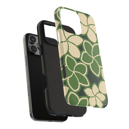 Tough Phone Cases - Plumeria (Green)