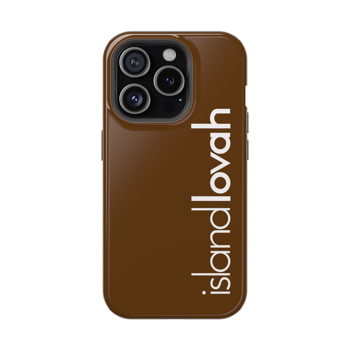 Magnetic Tough Cases iPhone - Island Lovah (Brown)