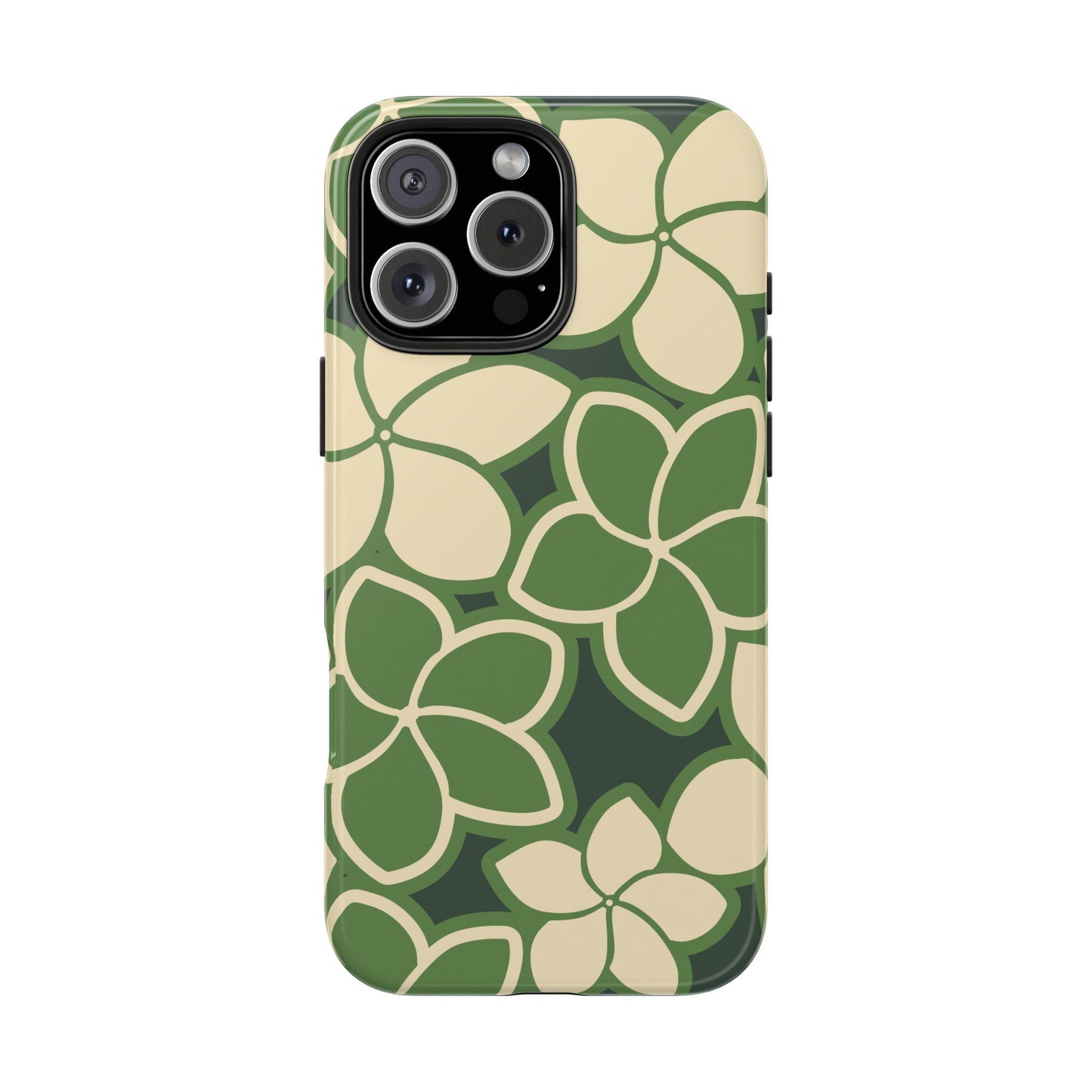 Tough Phone Cases - Plumeria (Green)