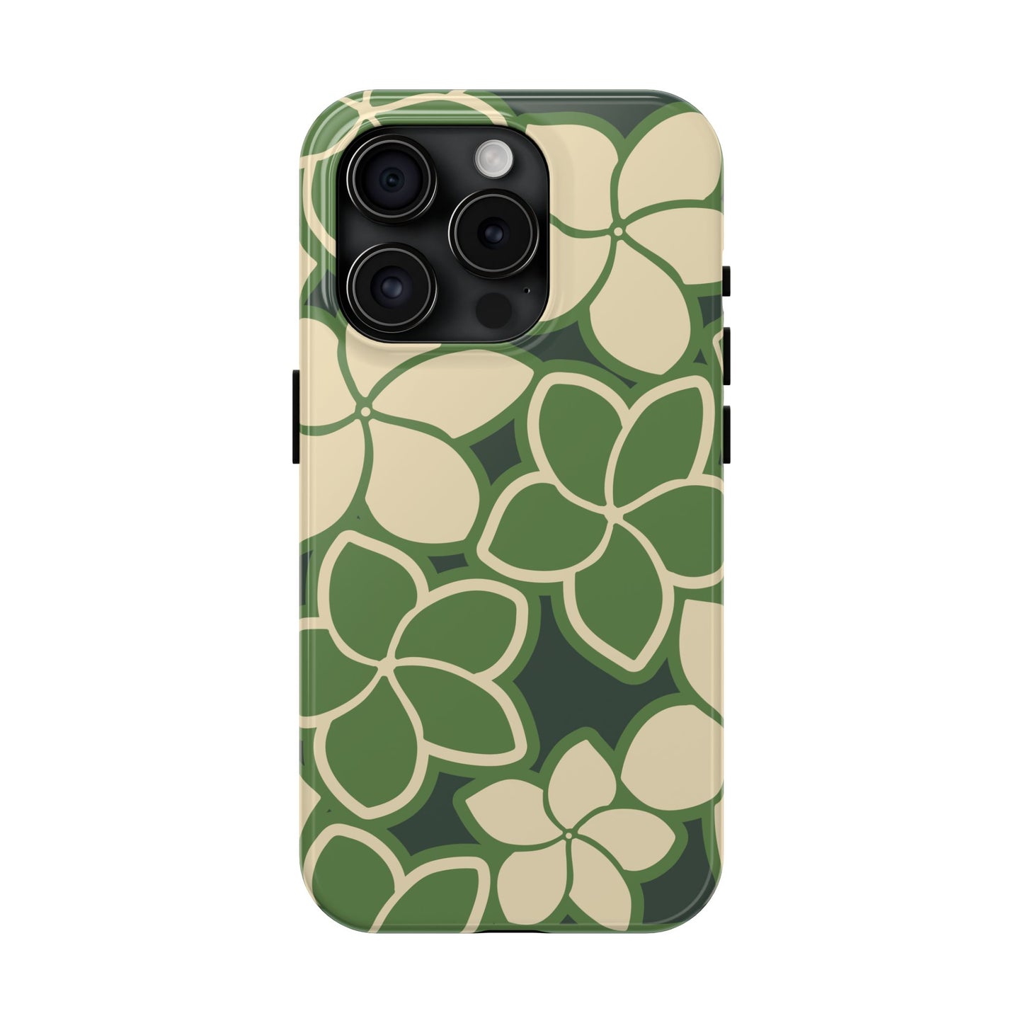 Tough Phone Cases - Plumeria (Green)