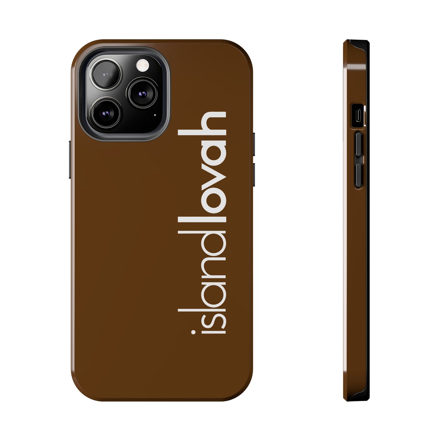 Tough Phone Cases - Island Lovah (Brown)