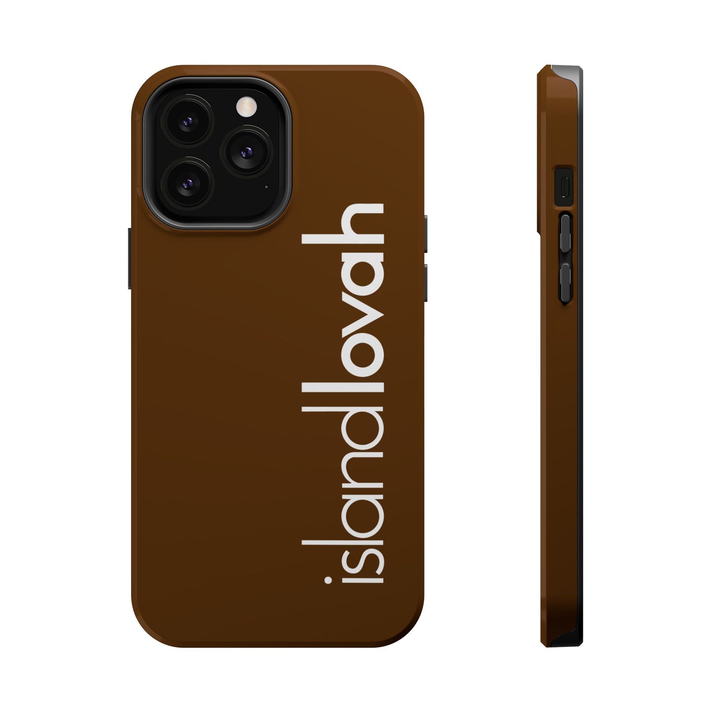 Magnetic Tough Cases iPhone - Island Lovah (Brown)