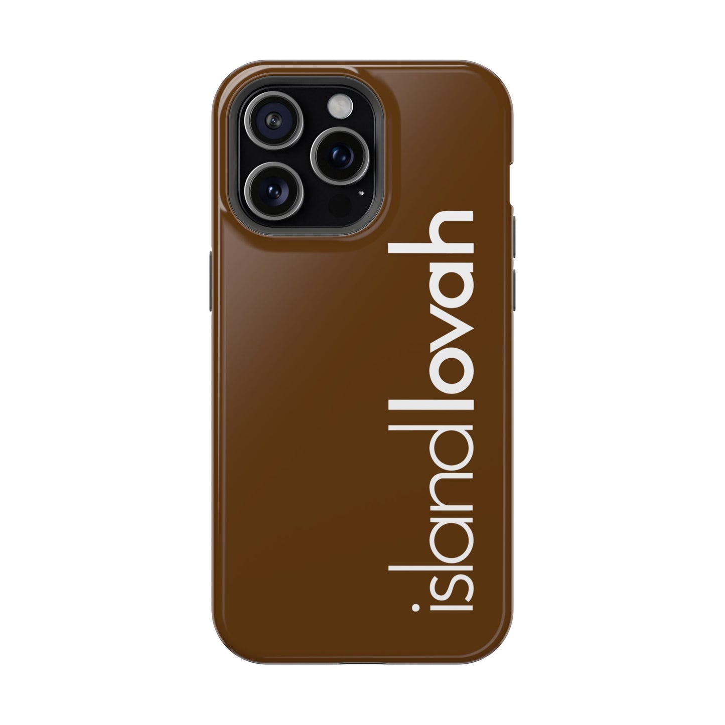 Magnetic Tough Cases iPhone - Island Lovah (Brown)