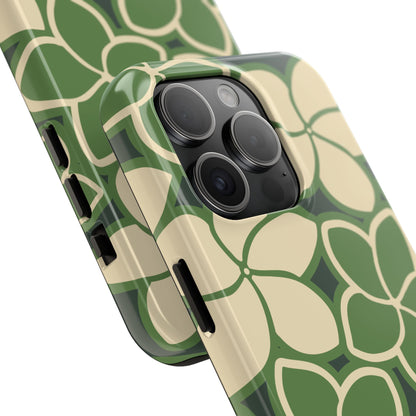 Tough Phone Cases - Plumeria (Green)