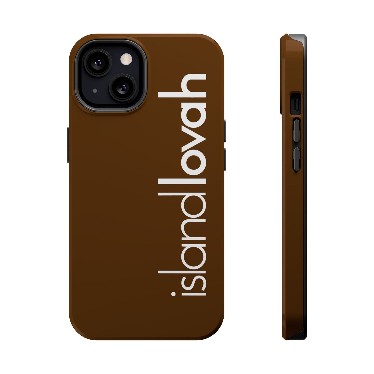 Magnetic Tough Cases iPhone - Island Lovah (Brown)