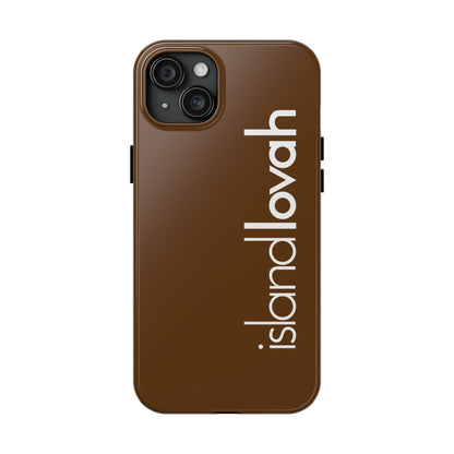 Tough Phone Cases - Island Lovah (Brown)