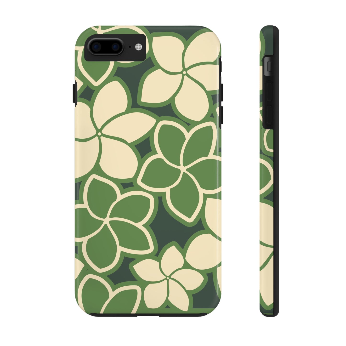 Tough Phone Cases - Plumeria (Green)