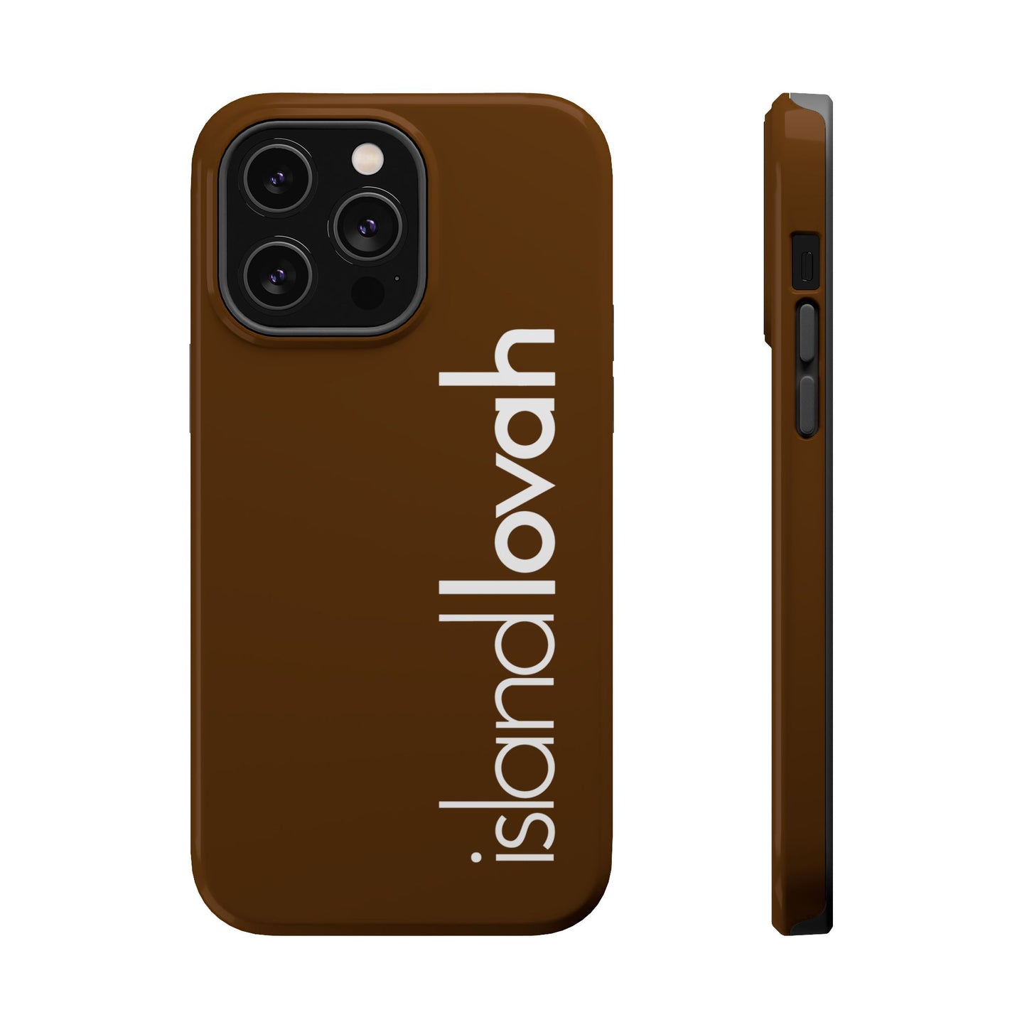 Magnetic Tough Cases iPhone - Island Lovah (Brown)