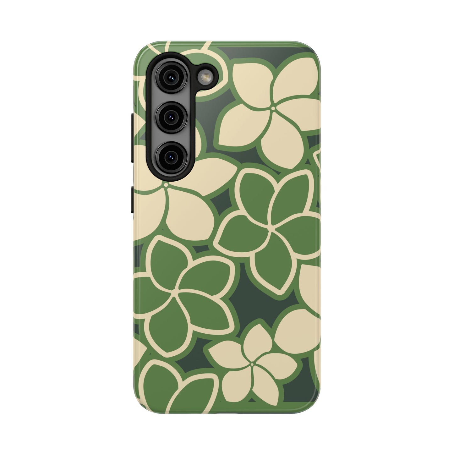 Tough Phone Cases - Plumeria (Green)
