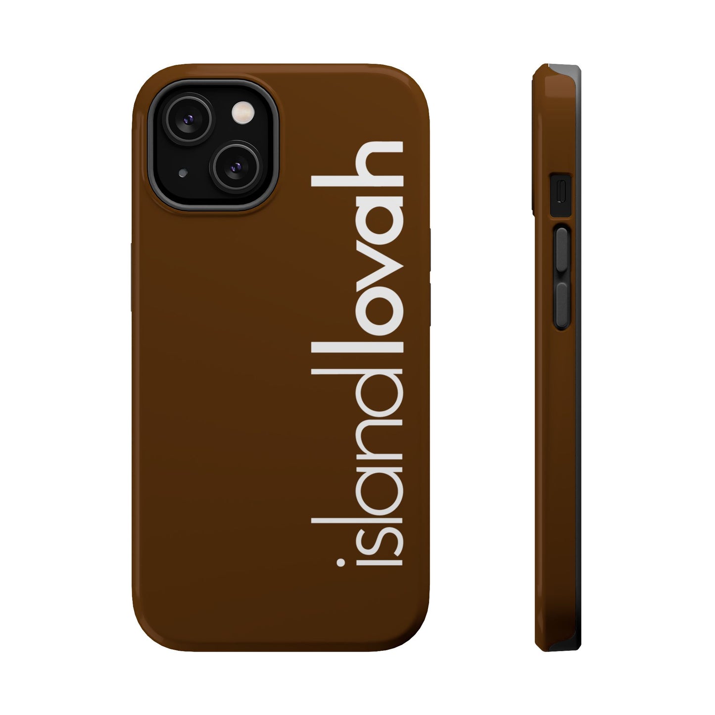 Magnetic Tough Cases iPhone - Island Lovah (Brown)