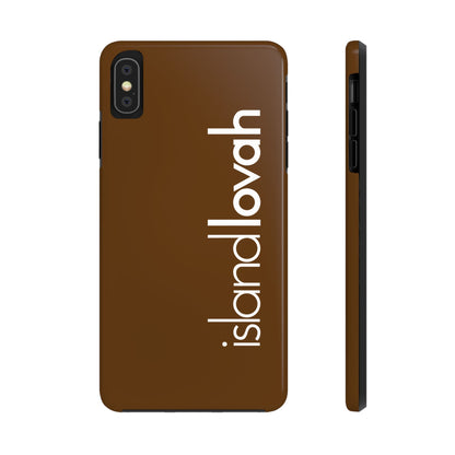 Tough Phone Cases - Island Lovah (Brown)