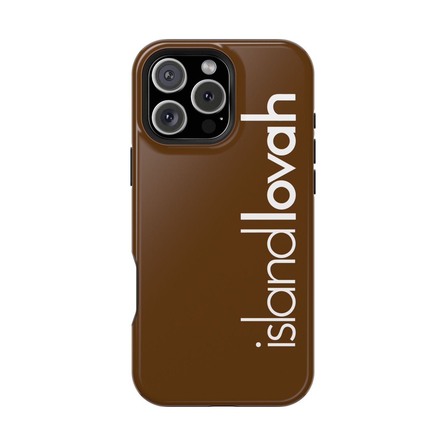Magnetic Tough Cases iPhone - Island Lovah (Brown)