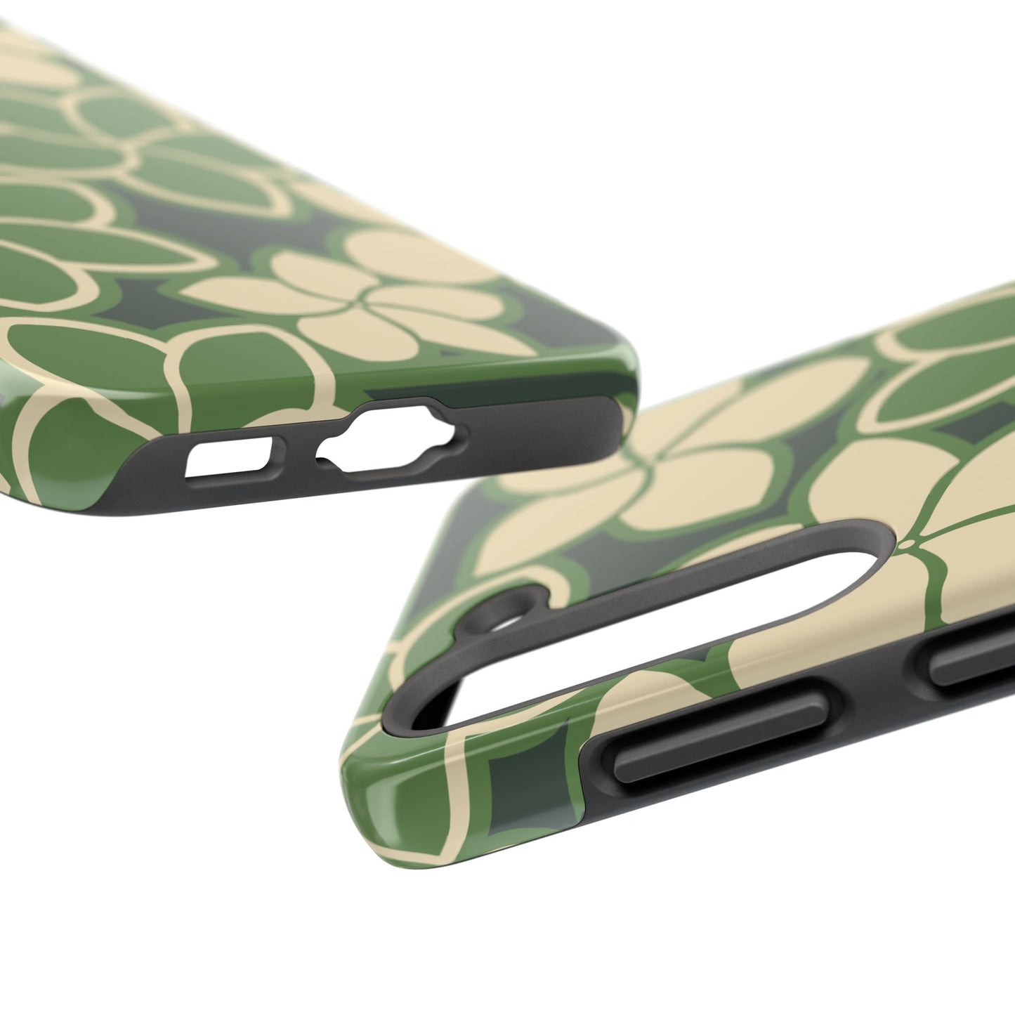 Tough Phone Cases - Plumeria (Green)